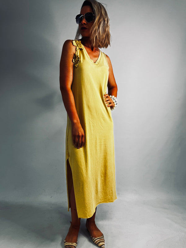 ROBE LONGUE EN COTON