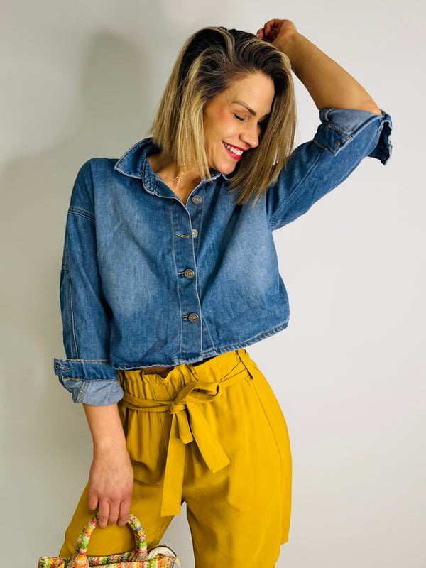 MANTEAU EN DENIM LÉGER