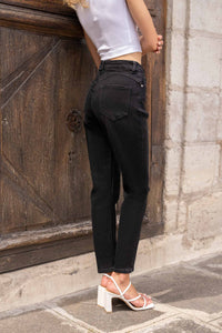 JEANS 'MOM' TAILLE HAUTE
