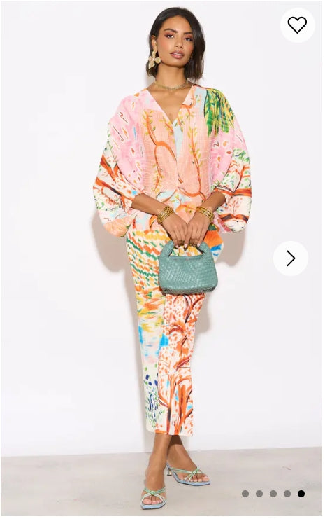 ROBE TROPICAL ARTISTIQUE